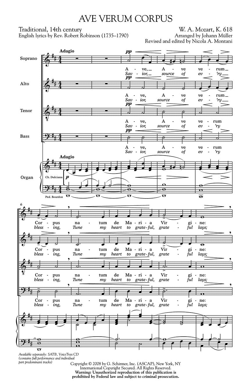 Mozart: Ave Verum Corpus