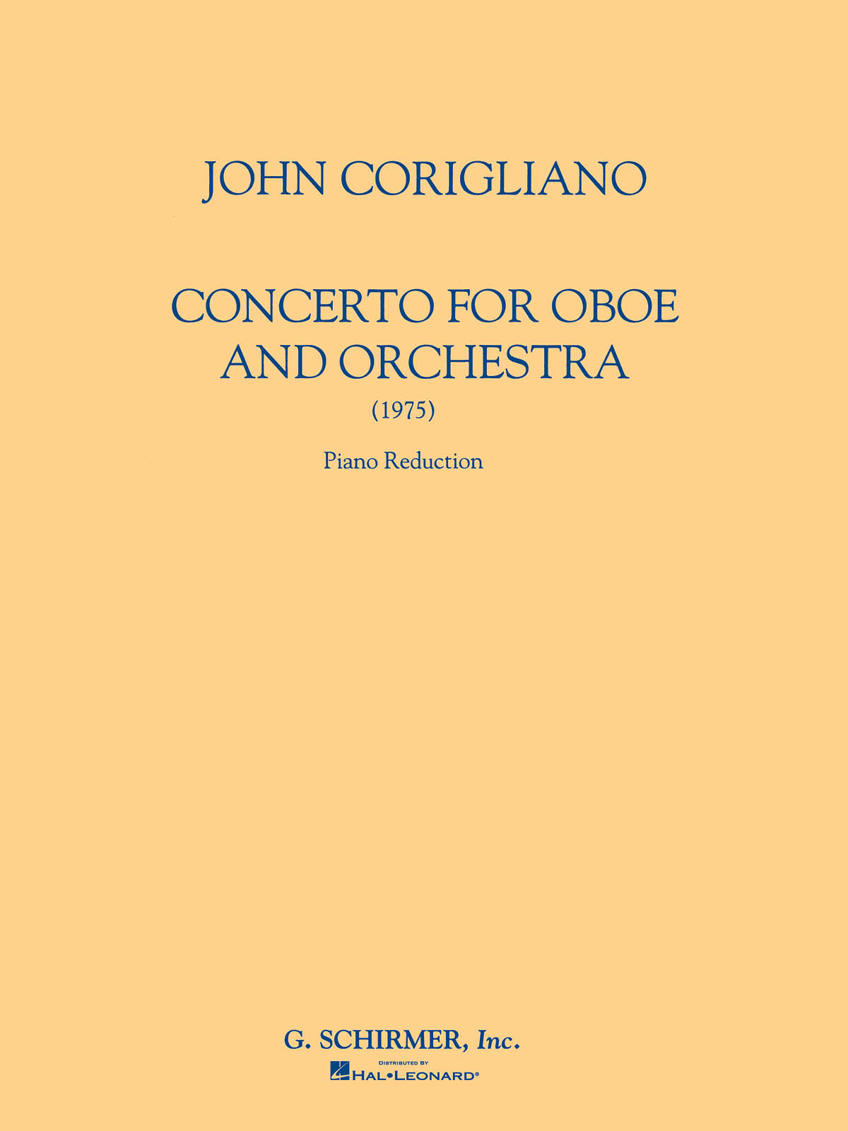 Corigliano: Oboe Concerto