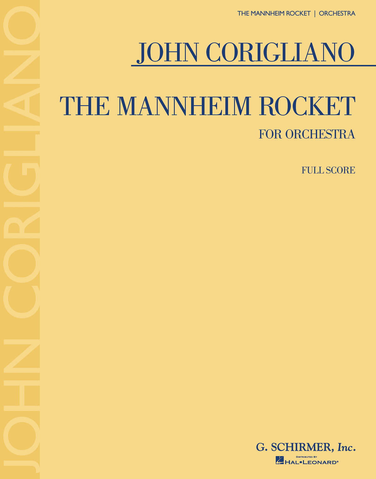 Corigliano: John Corigliano - The Mannheim Rocket