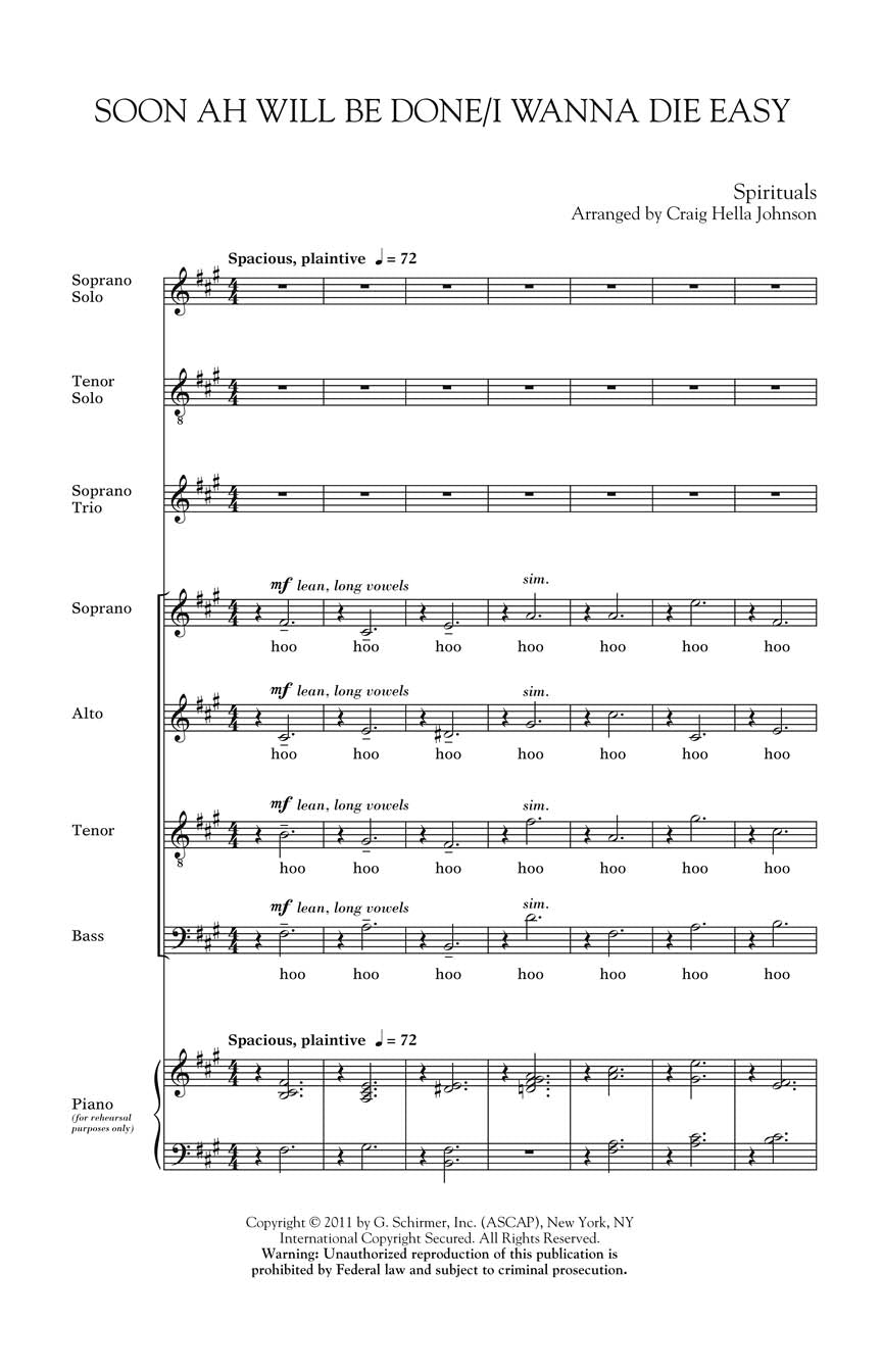 Soon Ah Will Be Done/I Wanna Die Easy