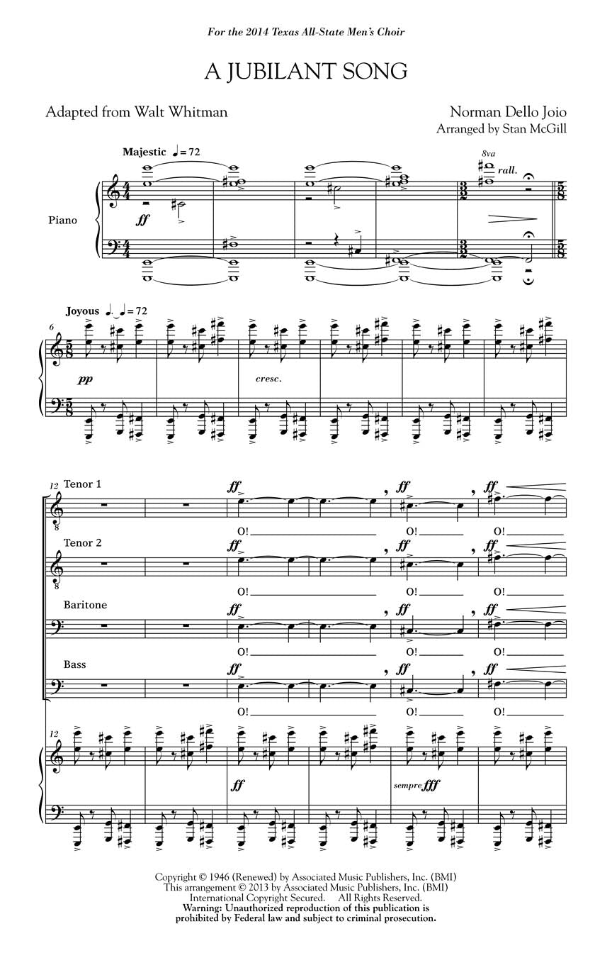 Joio: A Jubilant Song