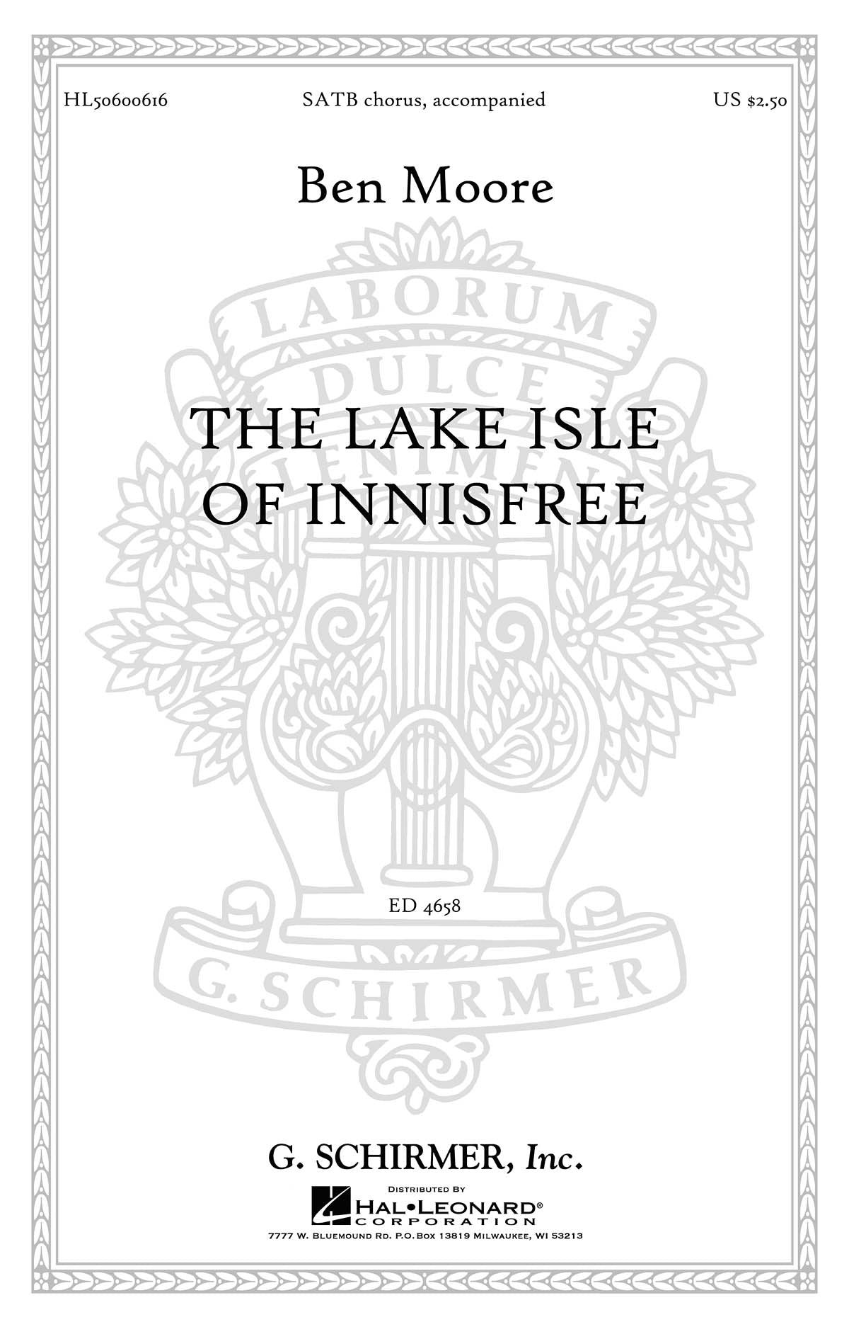 Moore: The Lake Isle of Innisfree
