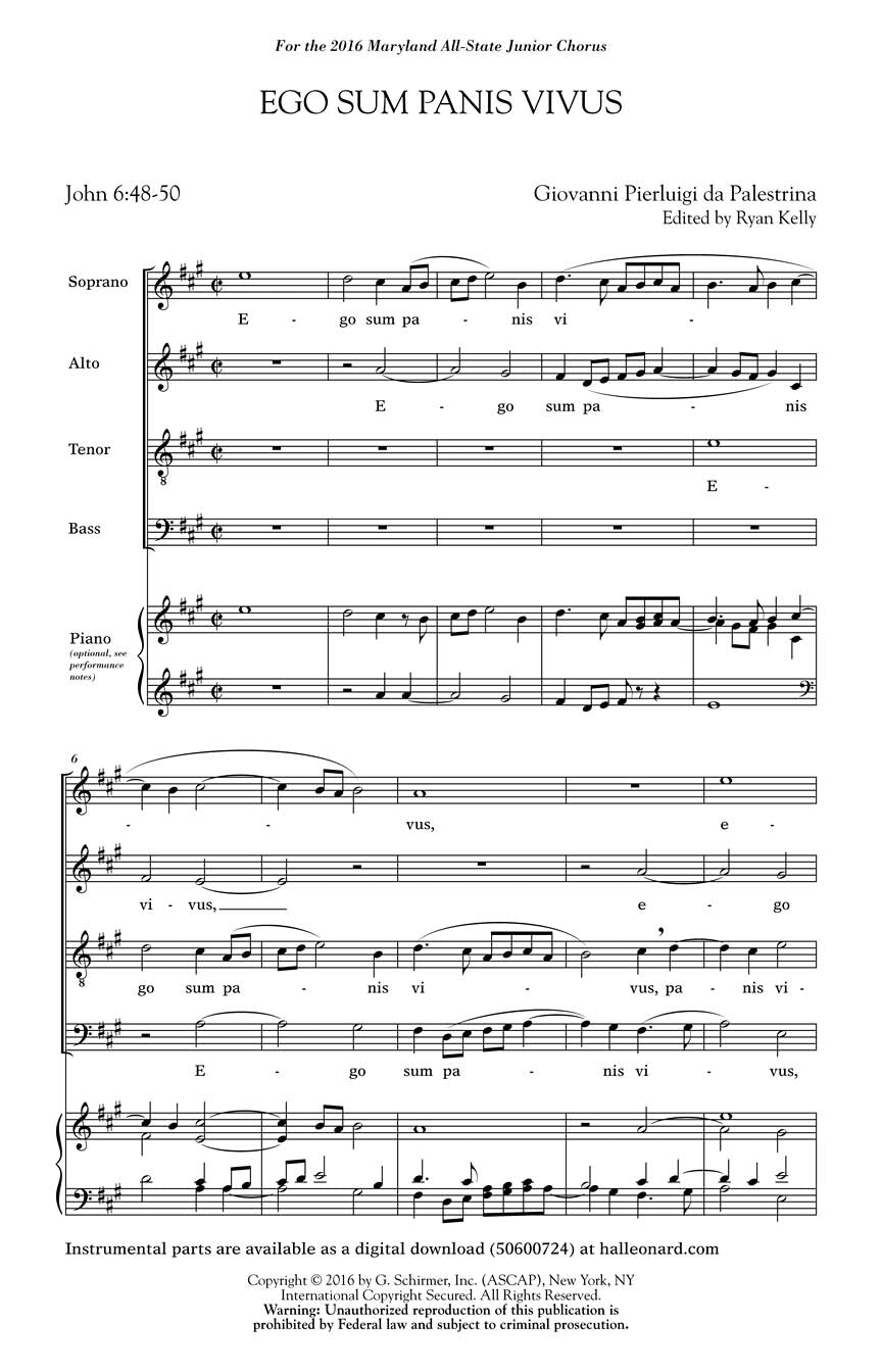 Kelly: Ego sum panis vivus
