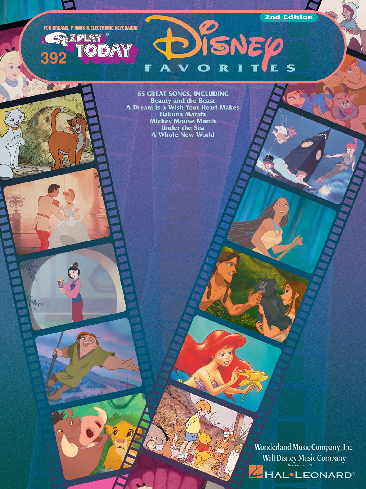 Disney Favorites – E-Z Play Today: Volume 392 - 2nd Edition - 65 Great Songs | piano