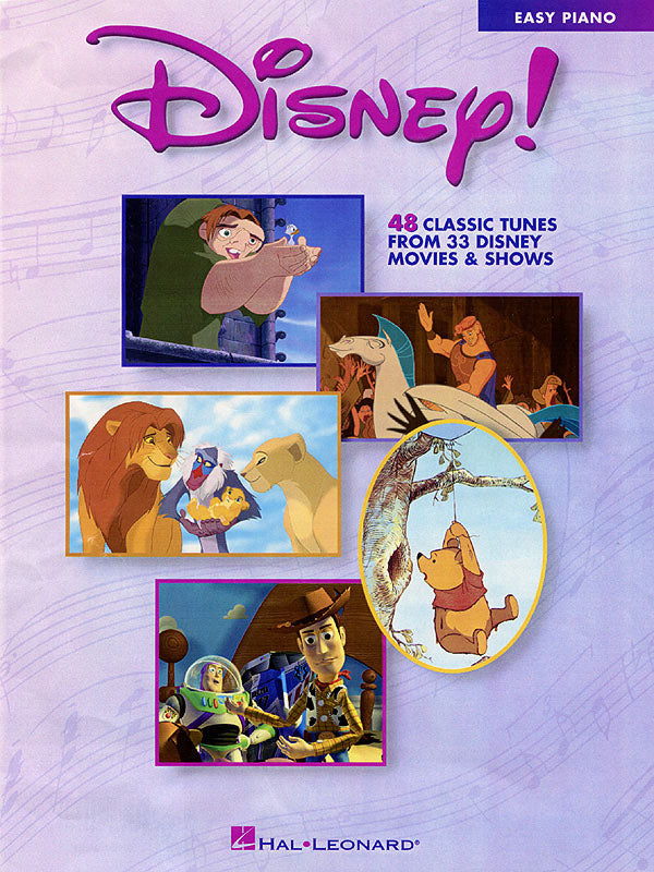 Disney! for Easy Piano – 48 Classic Tunes from 33 Disney Movies & Shows