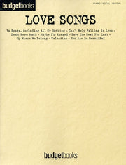 Budgetbooks: Love Songs | Piano, zang en gitaar