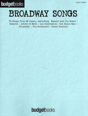 Broadway Songs (Easy Piano) – Budgetbooks | Piano, zang en gitaar