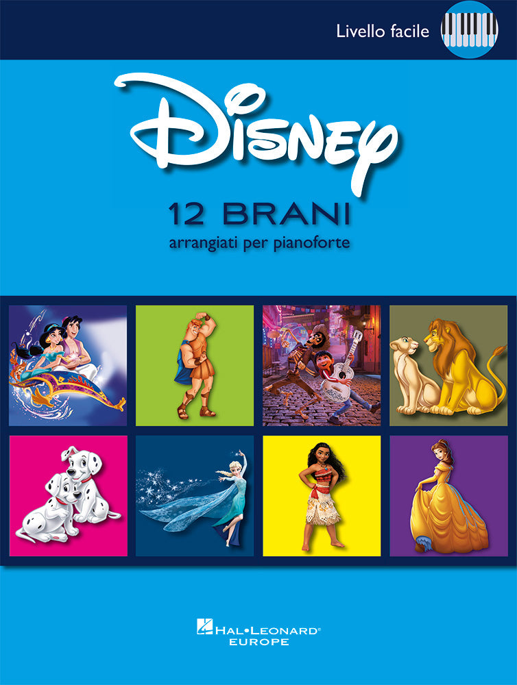 Disney - 12 brani per pianoforte – Livello facile