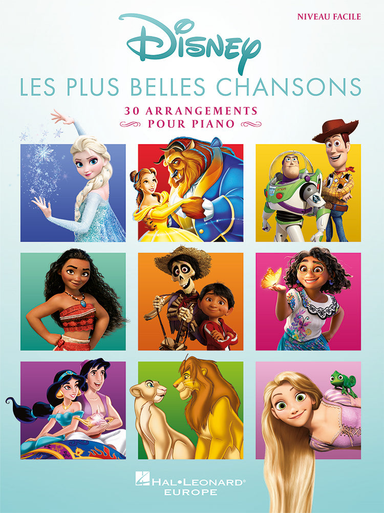 Disney : Les plus belles chansons - Niveau facile | piano