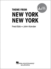 New York, New York – Theme from the film | Piano, zang en gitaar