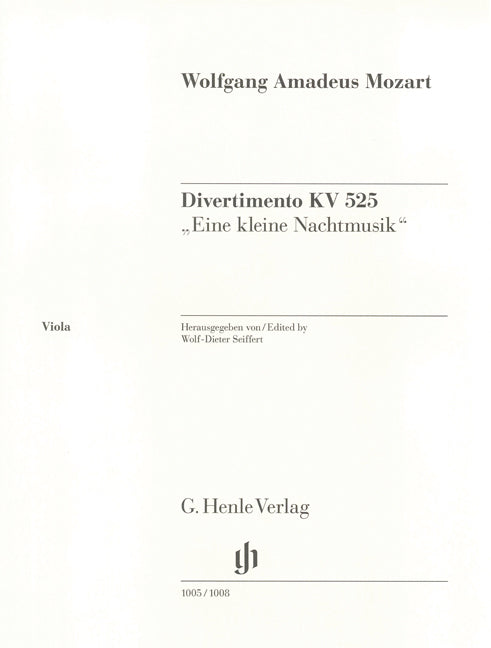 Divertimento KV 525 "Eine kleine Nachtmusik"