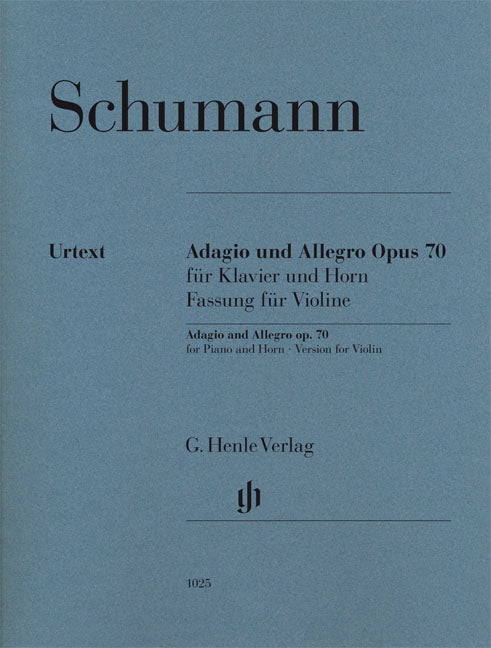 Adagio und Allegro op. 70 für Klavier und Horn