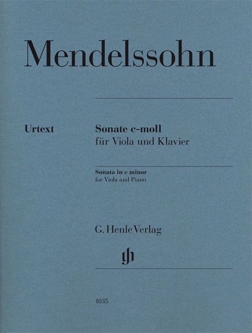 Sonate c-moll für Viola und Klavier