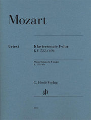 Sonata In F K.533/494