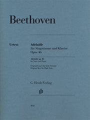 Adelaide Op.46 Voice & Piano Urtext