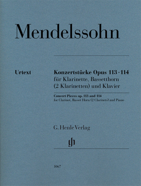 Konzertstücke Opus 113 und 114