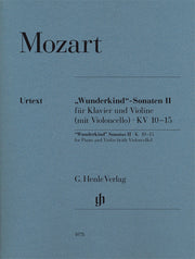 'Wunderkind' Sonatas Volume 2 K.10-15