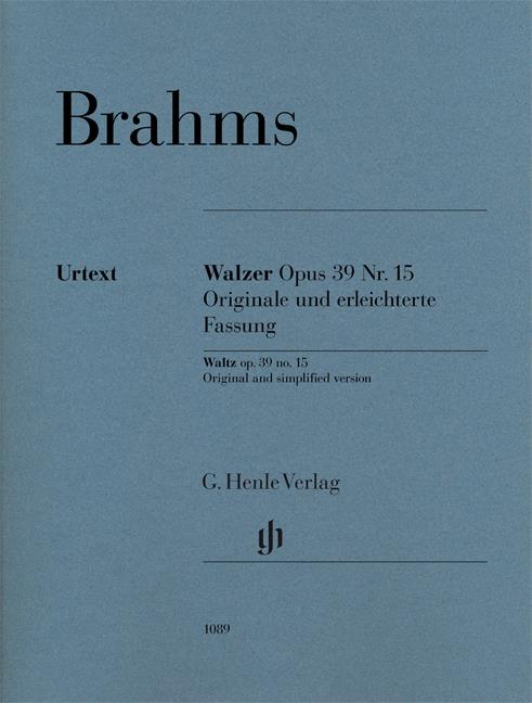 Waltz Op 39 No 15 Original & Simplified Piano