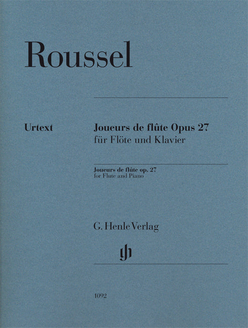 Joueurs de flûte, Opus 27 für Flöte und Klavier