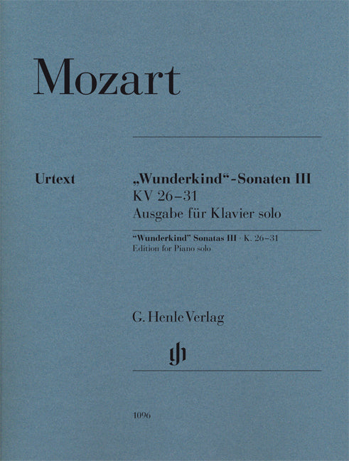 Wunderkind' Sonatas Volume III K.26-31 afbeelding 2