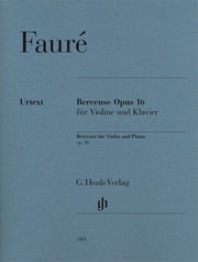 Berceuse for Violin and Piano Op.16