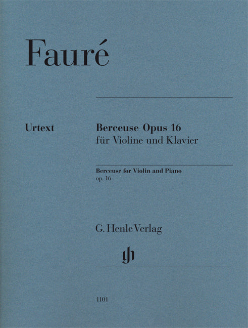 Berceuse for Violin and Piano Op.16