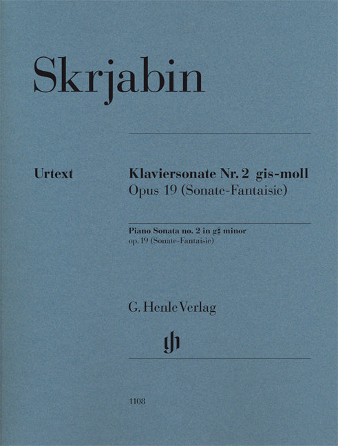 Klaviersonate Nr. 2 gis-moll op. 19 afbeelding 2