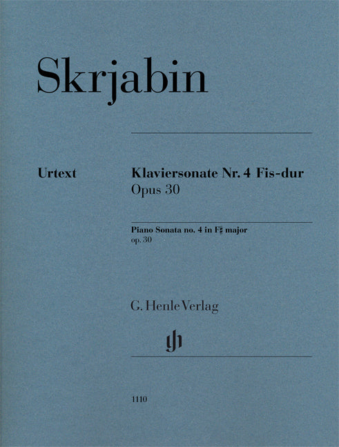 Piano Sonata No. 4 In F Sharp Op. 30 afbeelding 2