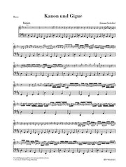 Canon And Gigue In D - Basso Part
