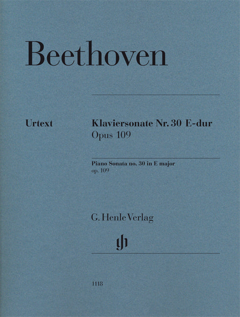 Piano Sonata no. 30 in E major op. 109