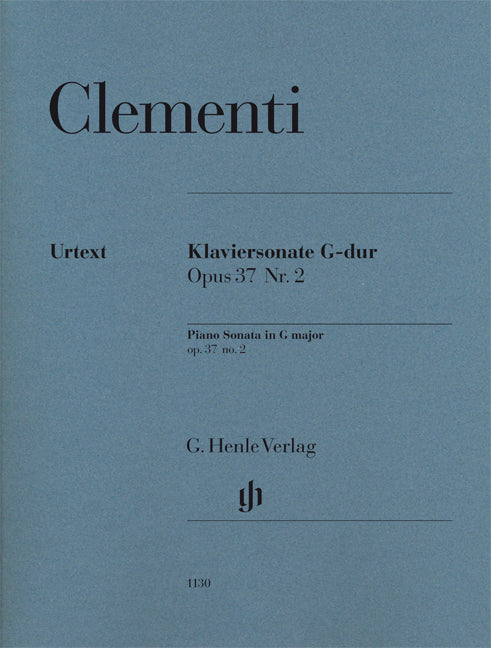 Klaviersonate G-dur Opus 37 Nr. 2 afbeelding 2