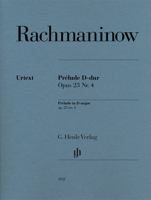 Rachmaninov - Prelude in D major Op. 23 nr. 4 - (Piano) afbeelding 2
