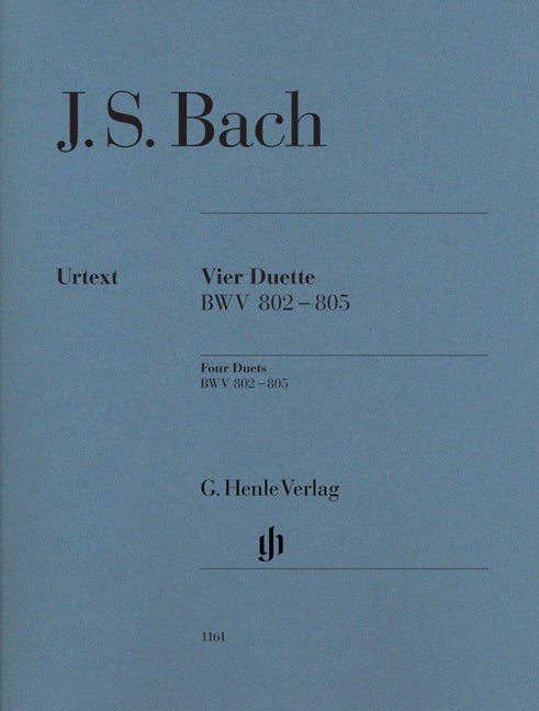 Bach - Vier Duette BWV 802 BWV805 - (Piano) afbeelding 2