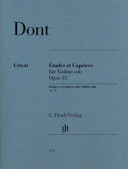 Dont - Etudes et Caprices for Violin solo op. 35 - (Viool)