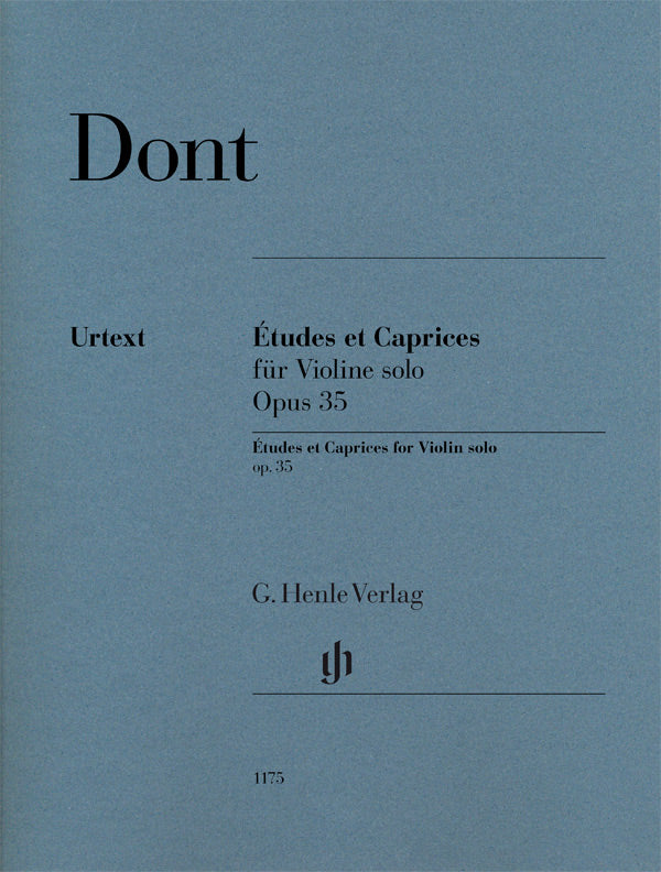 Dont - Etudes et Caprices for Violin solo op. 35 - (Viool)