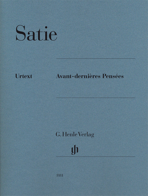 Satie - Avant-dernières Pensées - (Piano) afbeelding 2