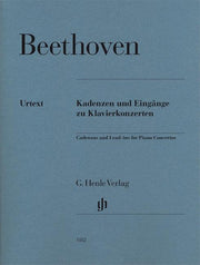 Beethoven - Kadenzen und Eingänge zu Klavierkonzerten - (Piano)