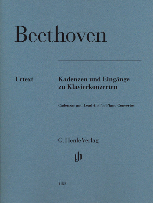 Beethoven - Kadenzen und Eingänge zu Klavierkonzerten - (Piano) afbeelding 2