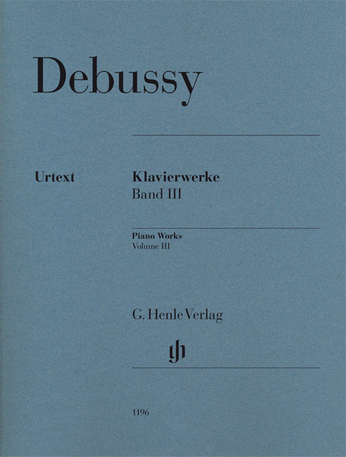 Debussy - Klavierwerke Band III - (Piano) afbeelding 2