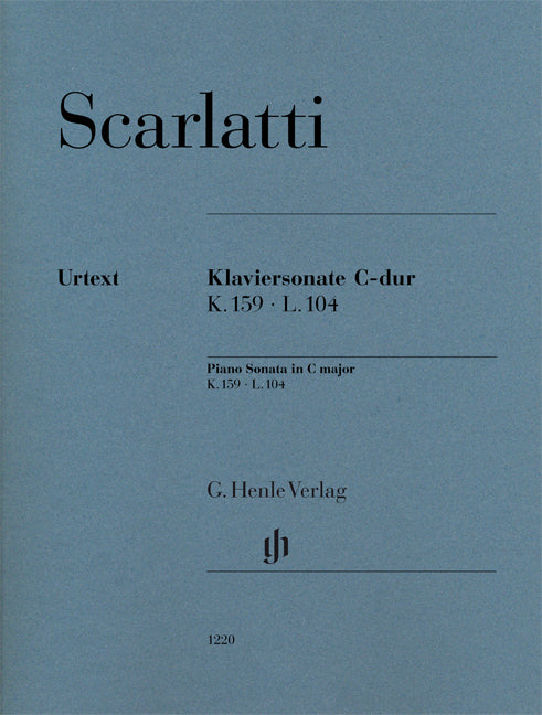 Scarlatti - Klaviersonate C-dur K. 159, L. 104 - (Piano) afbeelding 2