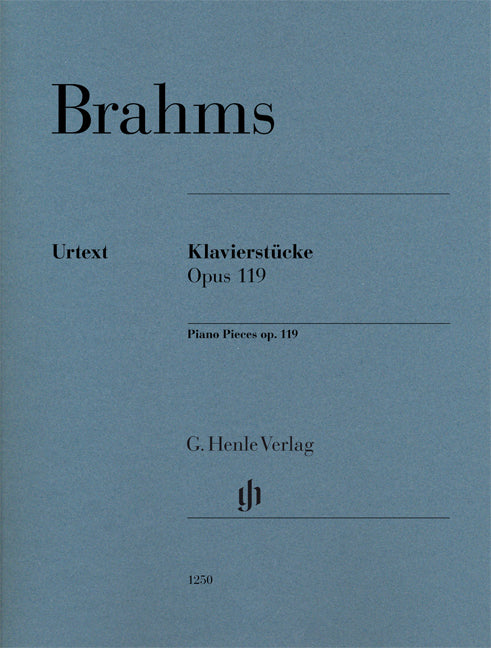 Brahms - Klavierstücke Opus 119 - (Piano) afbeelding 2