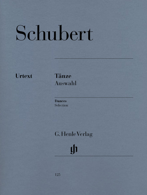Schubert - Dances - Selection (Henle Verlag) - (Piano) afbeelding 2