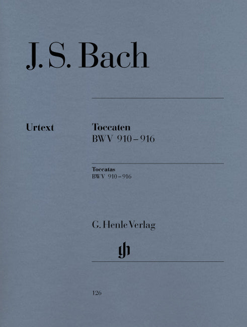 Bach - Toccatas BWV 910-916 - (Piano) afbeelding 2