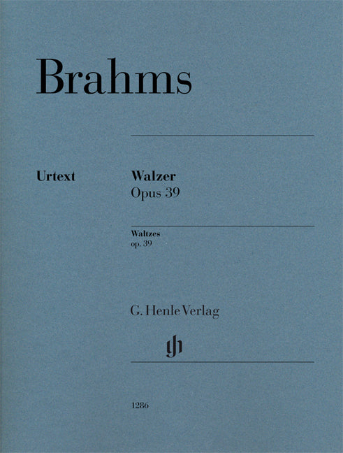 Brahms - Waltzes op. 39 for Piano - (Piano) afbeelding 2