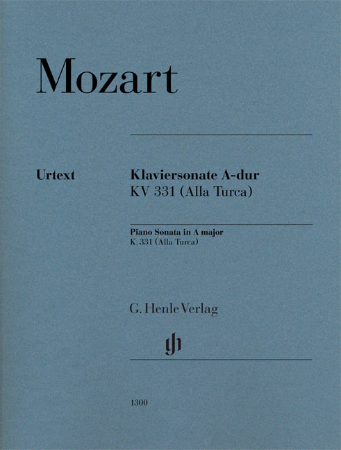 Mozart - Klaviersonate A-dur KV 331 - (Piano) afbeelding 2