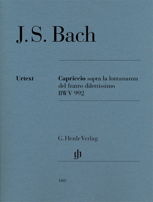 Bach - Capriccio sopra la lontananza BWV 992 - (Piano) afbeelding 2
