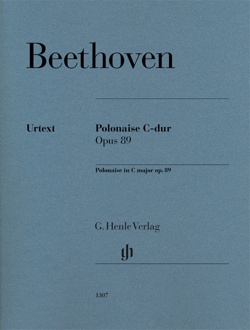Beethoven - Polonaise in C major op. 89 - (Piano) afbeelding 2