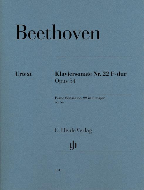 Beethoven - Piano Sonata no. 22 in F major op. 54 - (Piano)