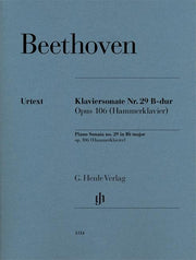 Beethoven - Piano Sonata no. 29 in B flat major op. 106 - (Piano)