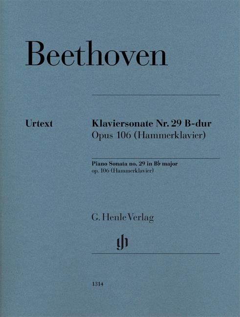 Beethoven - Piano Sonata no. 29 in B flat major op. 106 - (Piano)